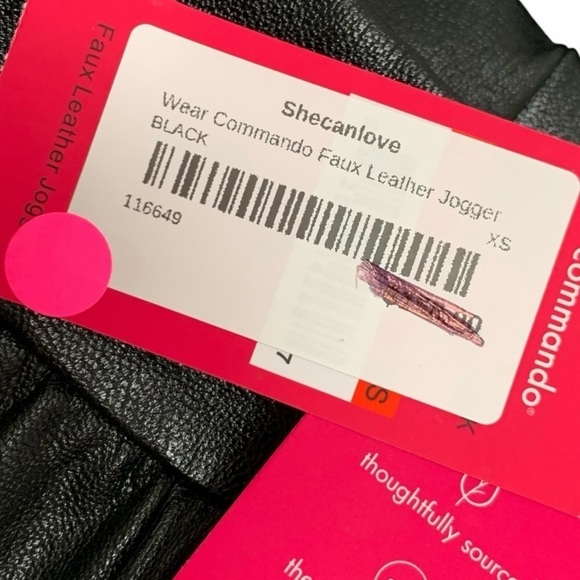 Commando Faux Leather Jogger Pants - Picture 12 of 15